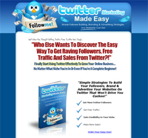 Product picture Twitter Markerting Made Simple PLR